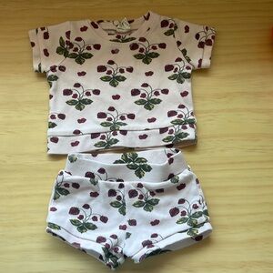 Kate Quinn organic cotton shorts set size 3-6 months